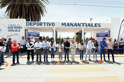 Unidad Deportiva Manantiales renovada