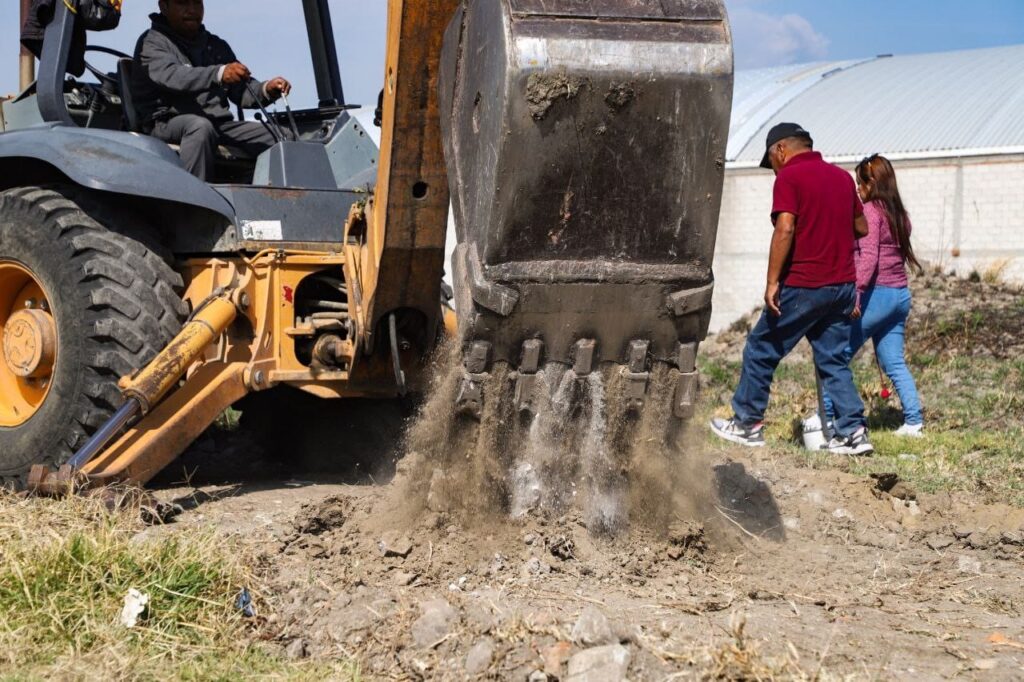 Amplían red de drenaje en Tlaxcalancingo