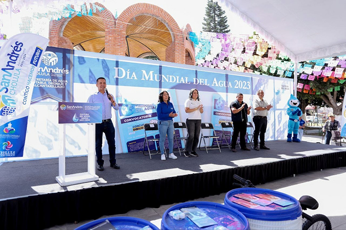 Conmemora San Andrés Cholula el Día Mundial del Agua