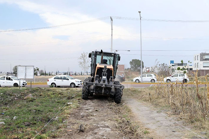 Reabren la calle 25 Sur en Tlaxcalancingo