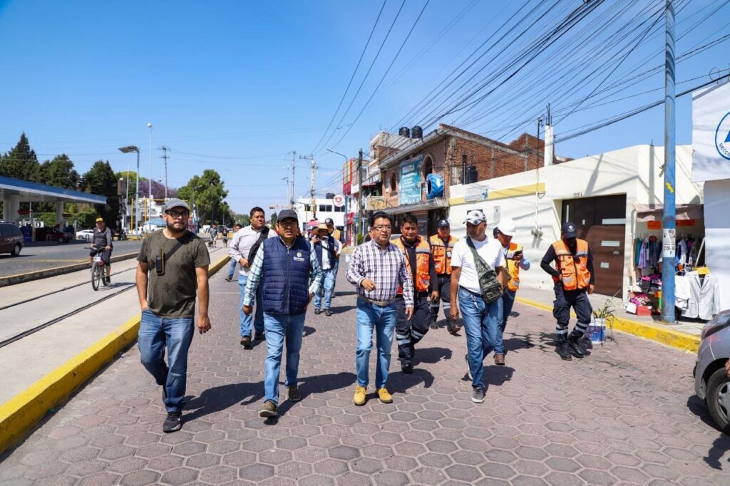 SPCH y SACH supervisan tianguis de la Lázaro Cárdenas