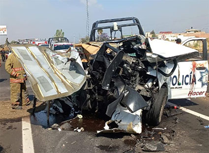 Prensado muere policía estatal