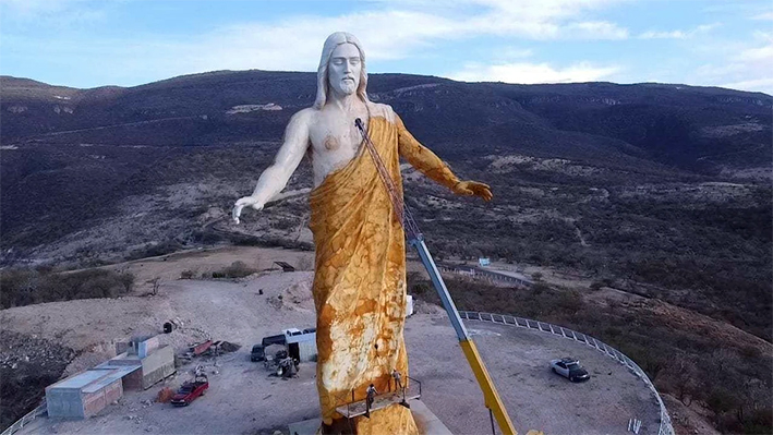 A un lado, Brasil: Inaugurarán enorme cristo en Zacatecas