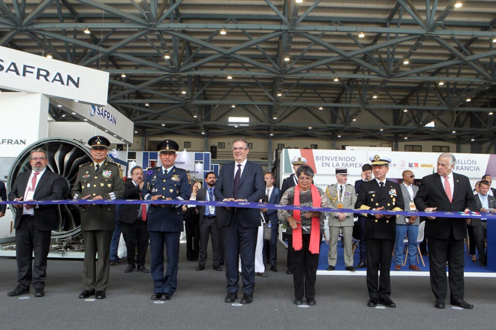 Marcelo Ebrard Casaubon, inauguró la Feria Aeroespacial México 2023