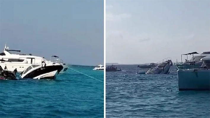Se hunde yate con 15 pasajeros en Isla Mujeres, Quintana Roo