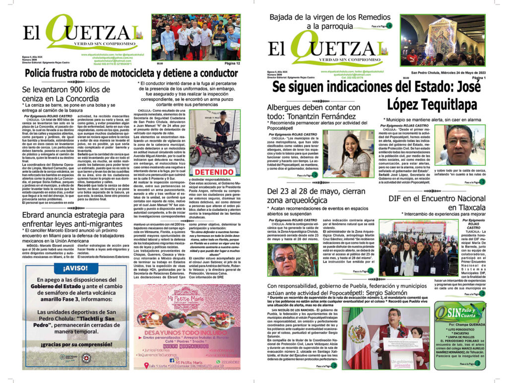Nuestra Portada, Edición 2606, 24 Mayo 2023