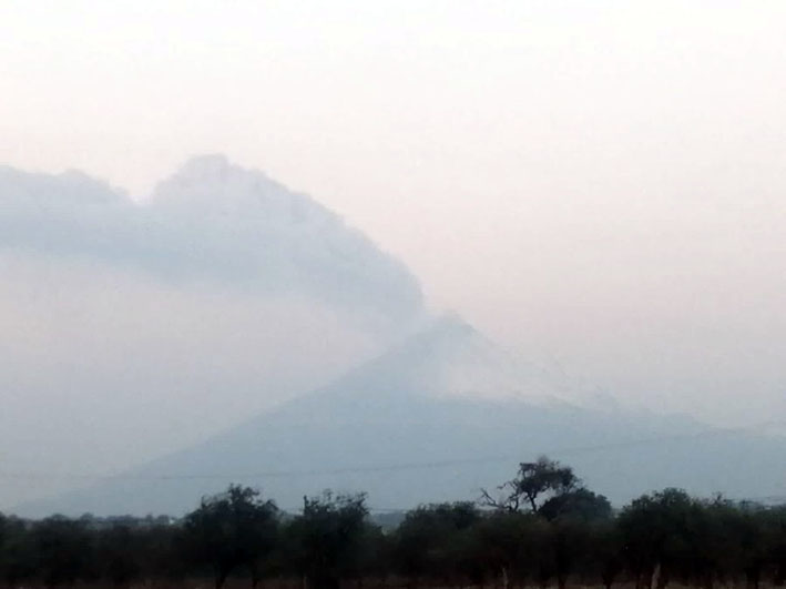 Popocatépetl, tuvo nueva actividad