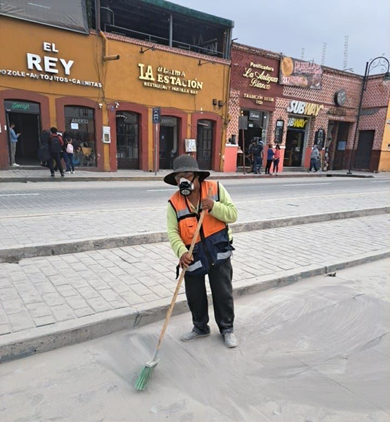 Se levantaron 900 kilos de ceniza en La Concordia