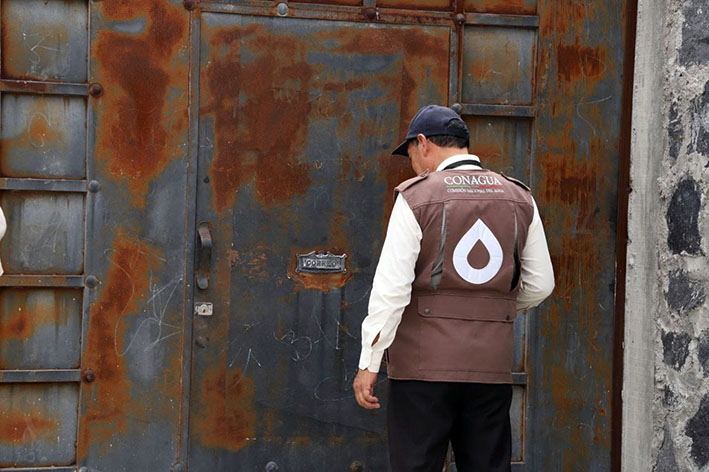 CONAGUA, gobernación y comuna, inspeccionan predio en Cacalotepec