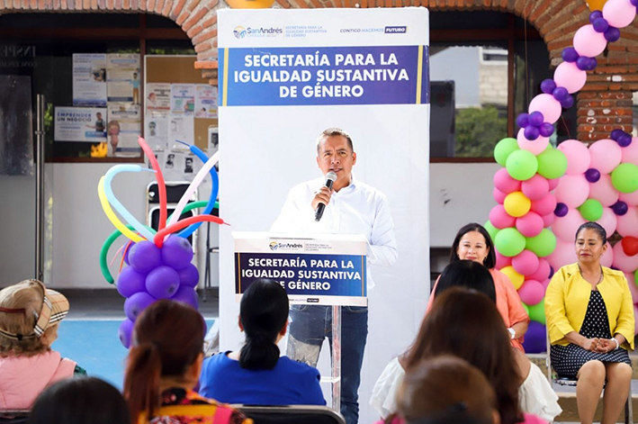 Cuarto mural para generar identidad y seguridad en las mujeres sanandreseñas inaugura Mundo Tlatehui