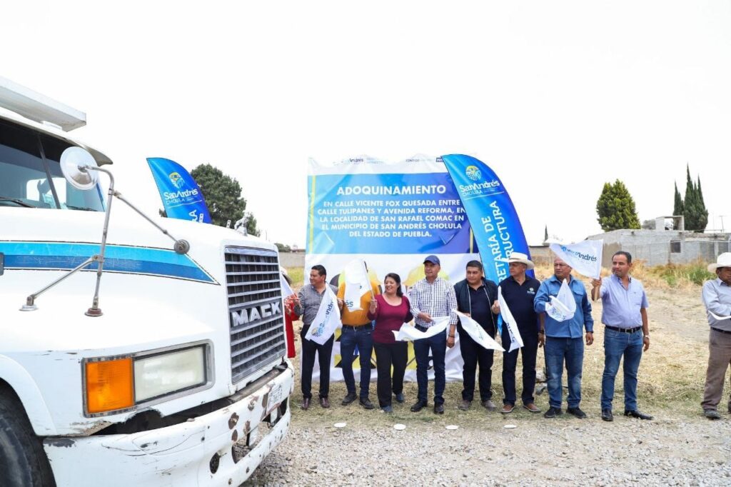 Inicia comuna adoquinamiento en calle de San Rafael Comac