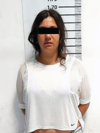 Golpeaba a su pareja sentimental, quedó detenida