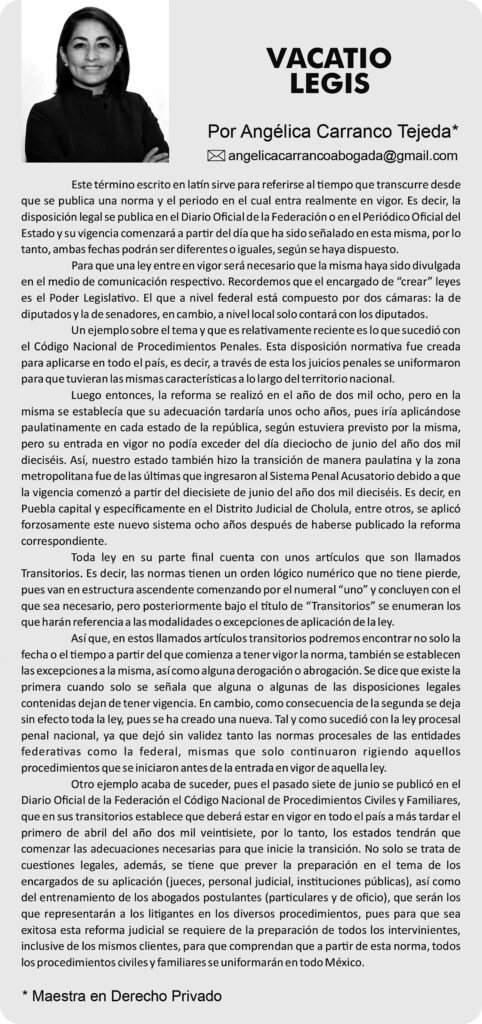 Vecatio Legis