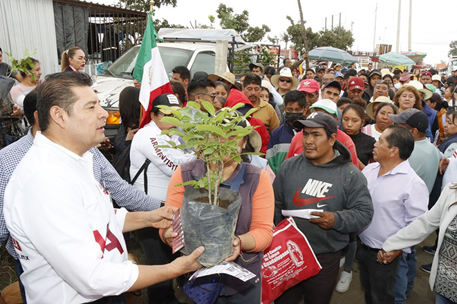 Por amor a Puebla  y con la visión humanista de AMLO, Armenta intensifica jornadas forestales