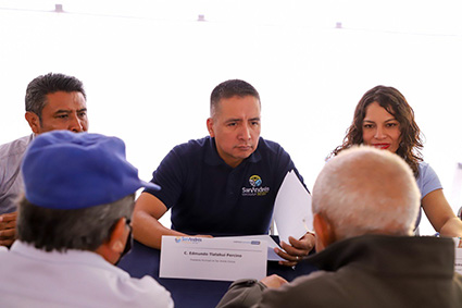 En San Bernardino Tlaxcalancingo los servicios de la jornada Viernes de Gobierno de Proximidad