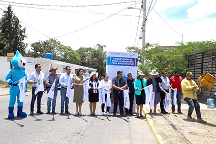 Inician la construcción de tres pozos de absorción