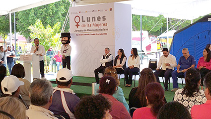 Otorga gobierno de Puebla atención inmediata durante “Lunes de las mujeres”