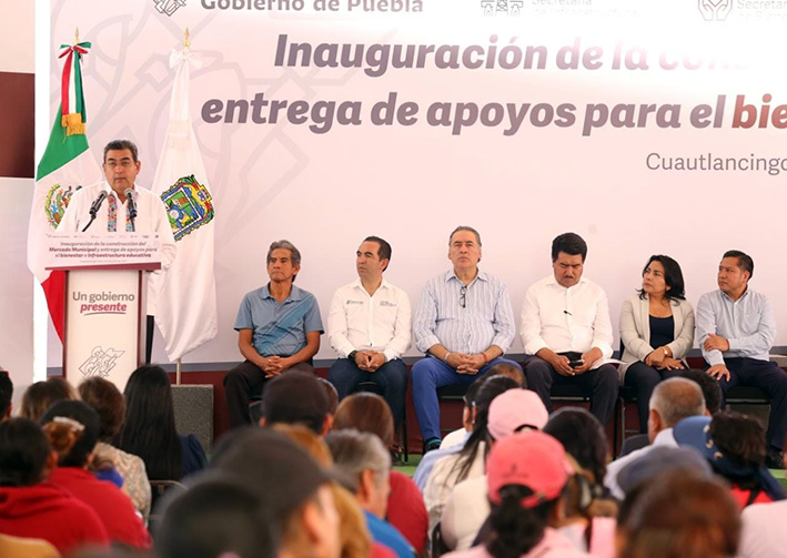 Ejecuta gobierno acciones con visión solidaria y de sensibilidad gubernamental: Sergio Salomón