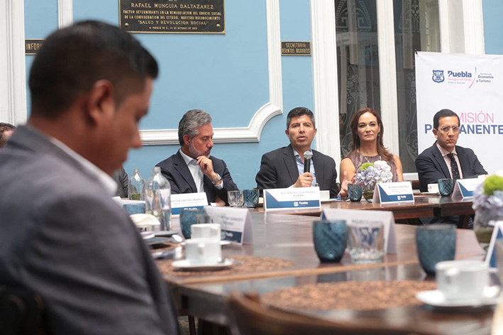 El trabajo en conjunto nos hará potenciar a puebla: Eduardo Rivera Pérez