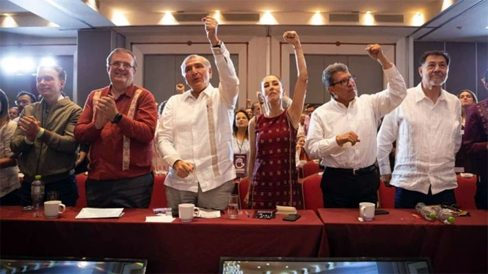 Aspirantes de MORENA a la candidatura presidencial inician giras este lunes
