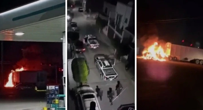 Reportan enfrentamientos y quema de vehículos en Jalisco