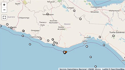 Temblor hoy 16 de junio en México