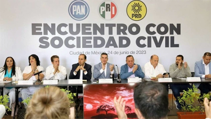 “Va Por México” avala métodos para elegir candidato presidencial de 2024
