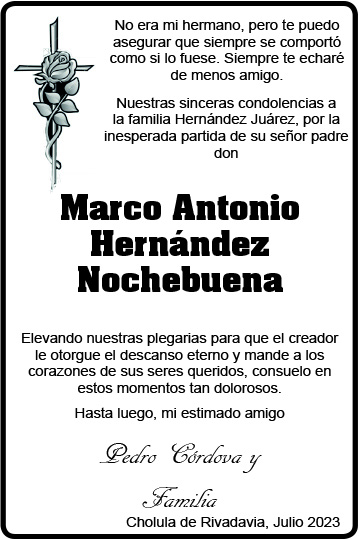 No es un adios, es un  hasta luego