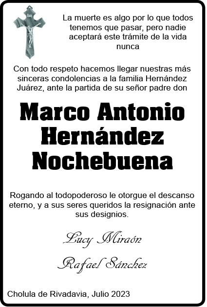 La myuertees algo por lo que todos