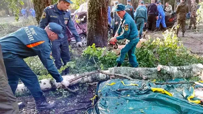 Tormenta en Rusia deja 8 muertos en campamento vacacional