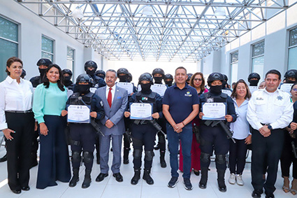 SACH cuenta ya con grupo de reacción inmediata de la policía municipal