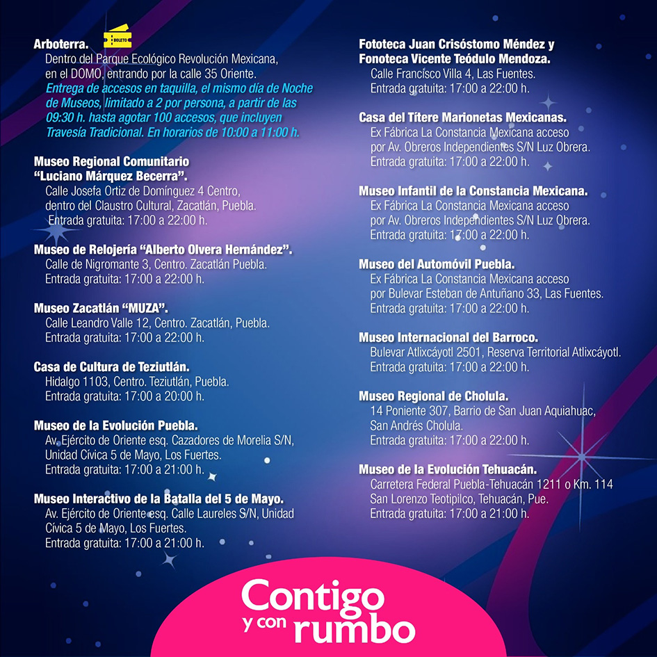Todo listo para noche de museos edición Verano 2023