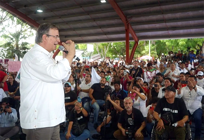 Marcelo Ebrard dice que las dos tareas en que debemos enfocarnos son seguridad y salud