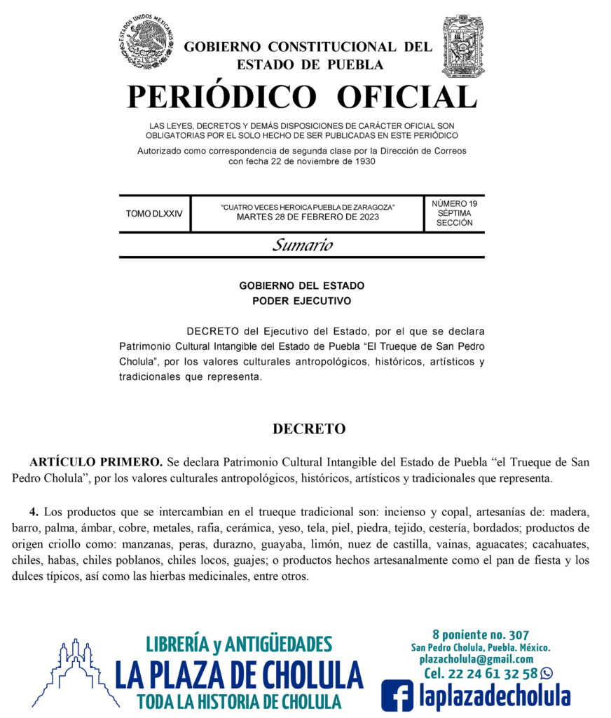 Decreto del Trueque