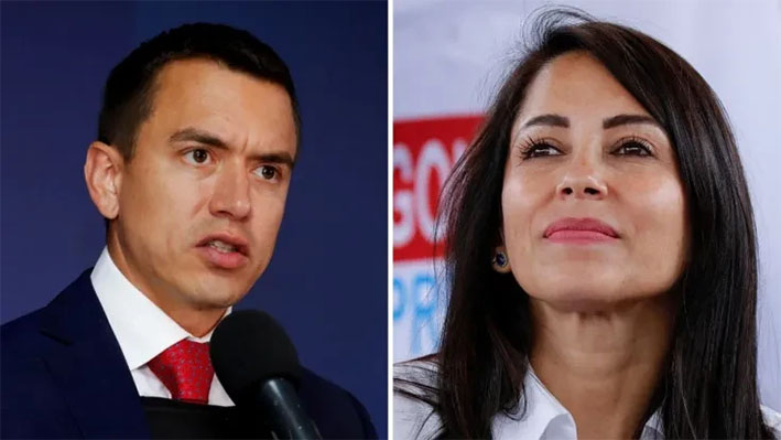 Daniel Noboa y Luisa González definirán presidencia de Ecuador en segunda vuelta