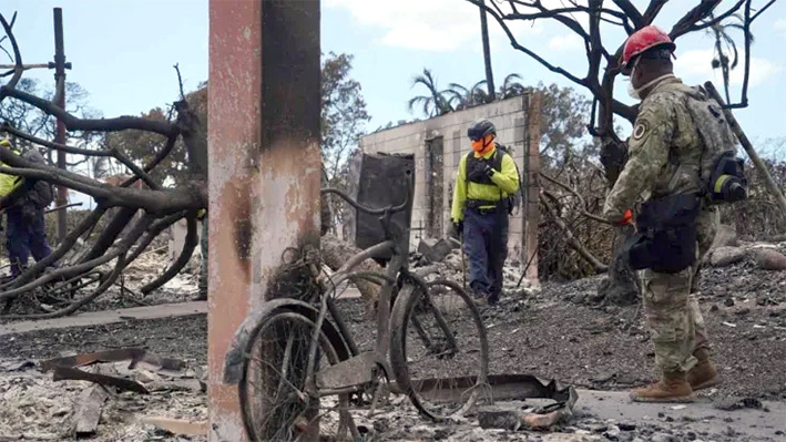 Dolor y rabia en Hawái tras incendios forestales; suman 89 muertos