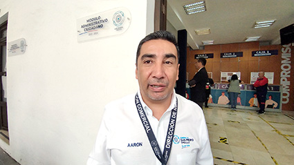 En el portal instalarán a 60 peregrinos: Aarón Flores