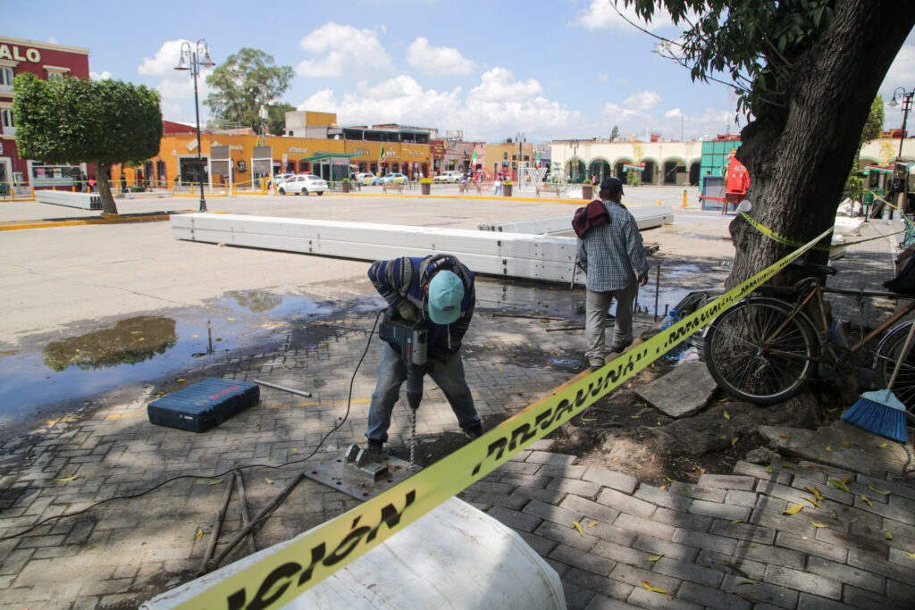 Montan ya estructura del domo para la feria
