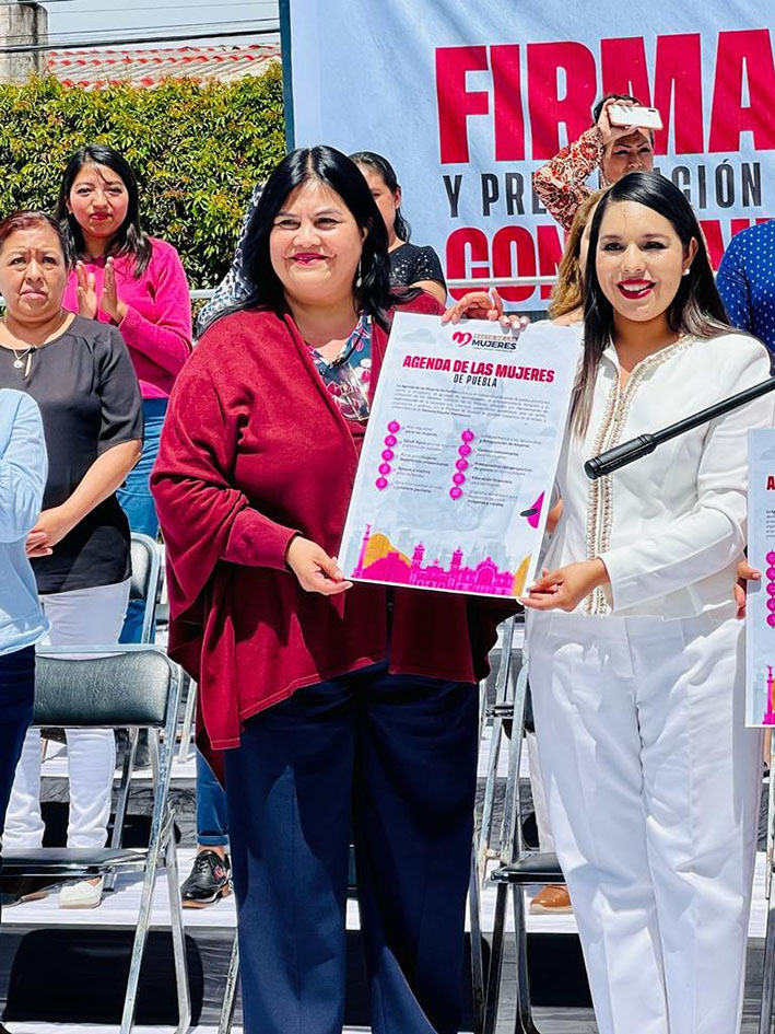 Firmaron el “Pacto de las mujeres con Claudia Sheinbaum”