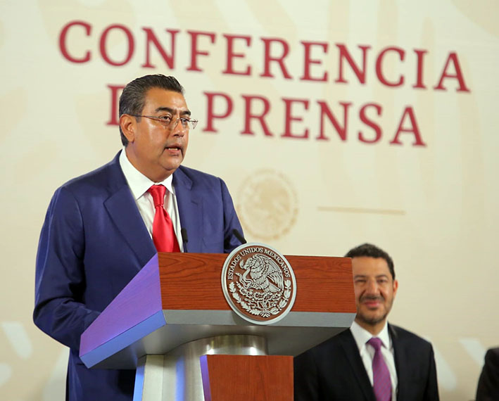 Puebla, sumado al Programa Nacional de Reconstrucción: Sergio Salomón