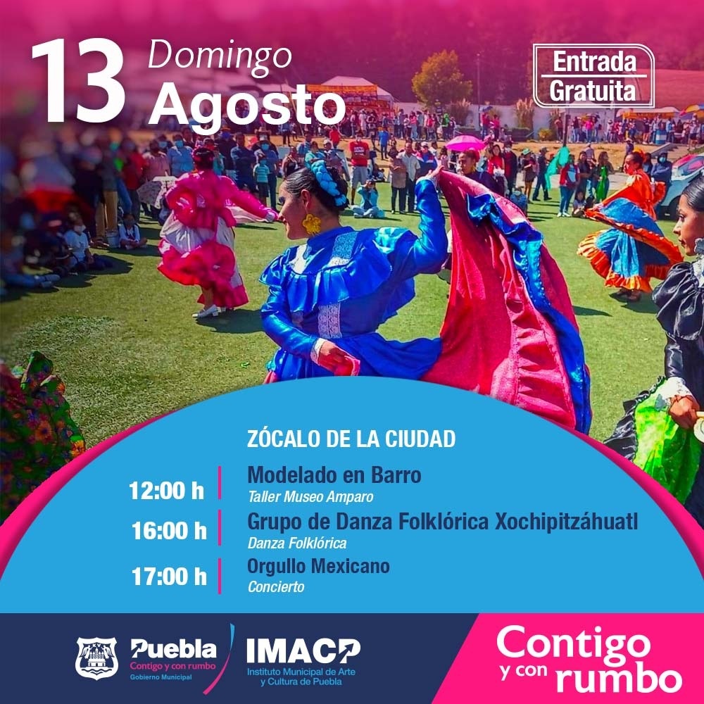 En Puebla capital hay música, danza, exposiciones y talleres todos los fines de semana