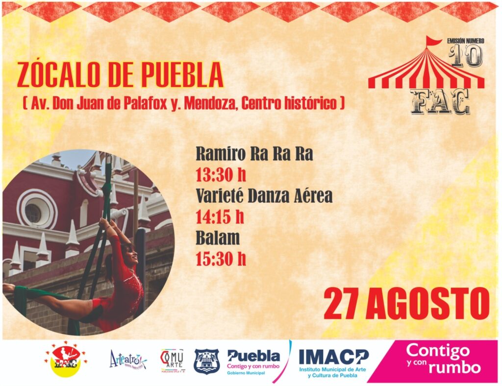 Puebla capital presenta un fin de semana de verano, arte y cultura