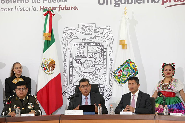 Sergio Salomón y Eduardo Rivera alistan festejos patrios para dar “el grito” en conjunto