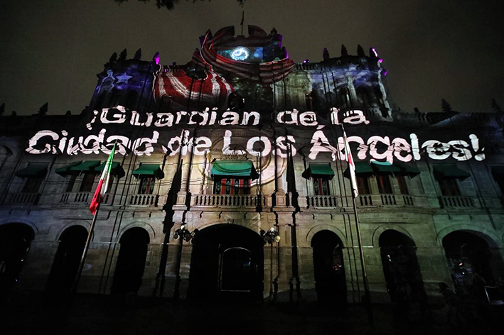 Video mapping “Puebla: Ciudad de Guardianes” maravilló a más de 15 mil personas