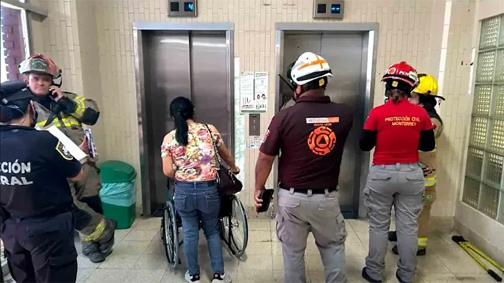 Falla otro elevador del IMSS: 4 mujeres y una bebé quedan atrapadas