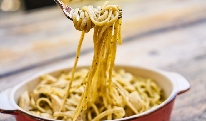 Pasta con Chapulines