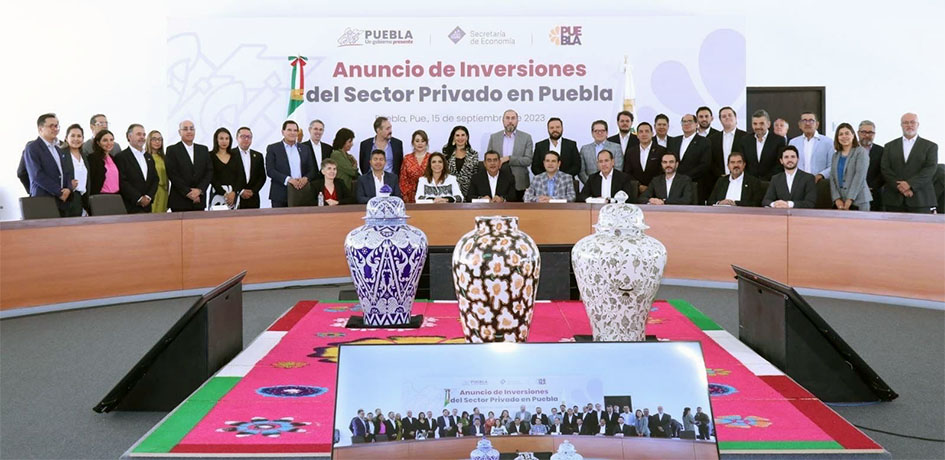 Puebla es referente nacional por la inversión extranjera captada este año: Olivia Salomón.