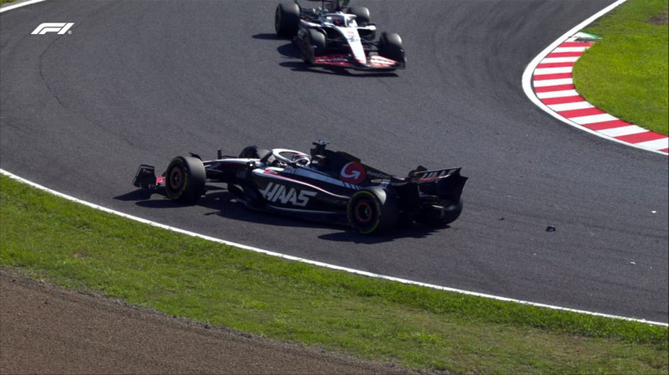 “Checo” abandona GP de Japón; Verstappen gana la carrera