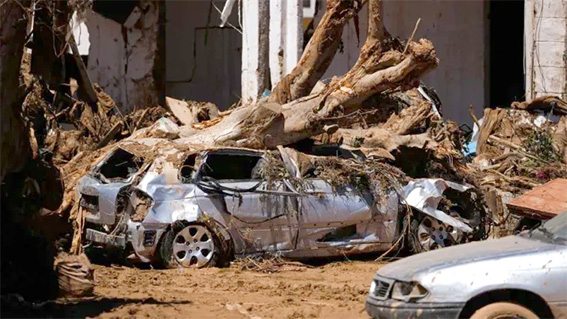 Cifra de muertos por inundaciones en Libia podría ascender a 20 mil