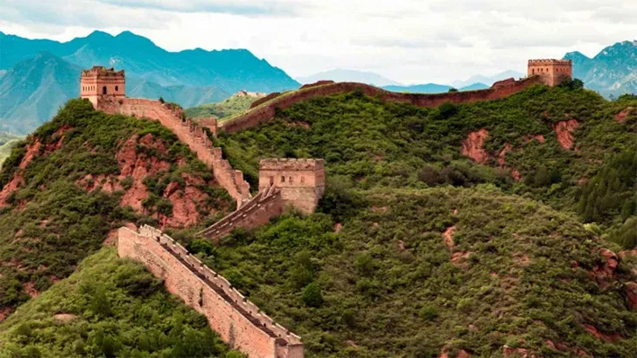 Detienen a dos hombres por hacer un agujero en la Gran Muralla China
